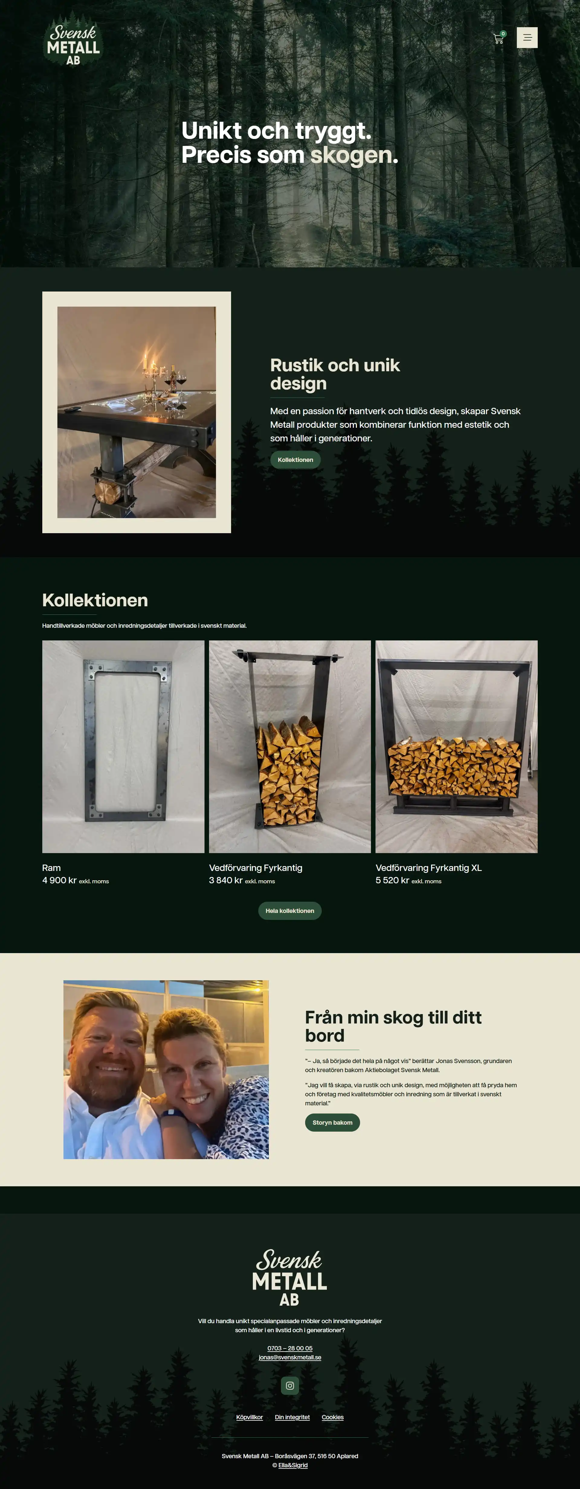 E-handel för möbeltillverkare i dator | Svensk Metall | Webbyrå i Borås